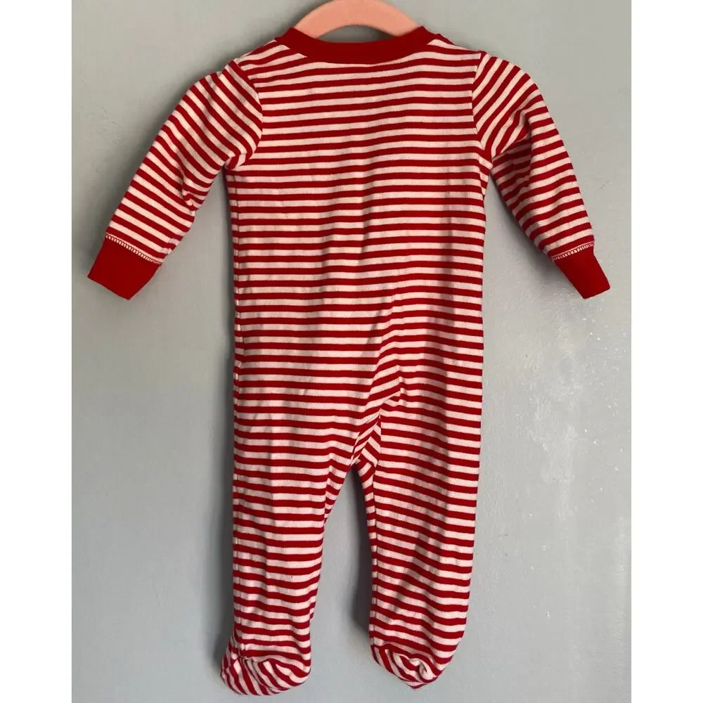 Christmas Pajamas 6 Months Reindeer and Plaid